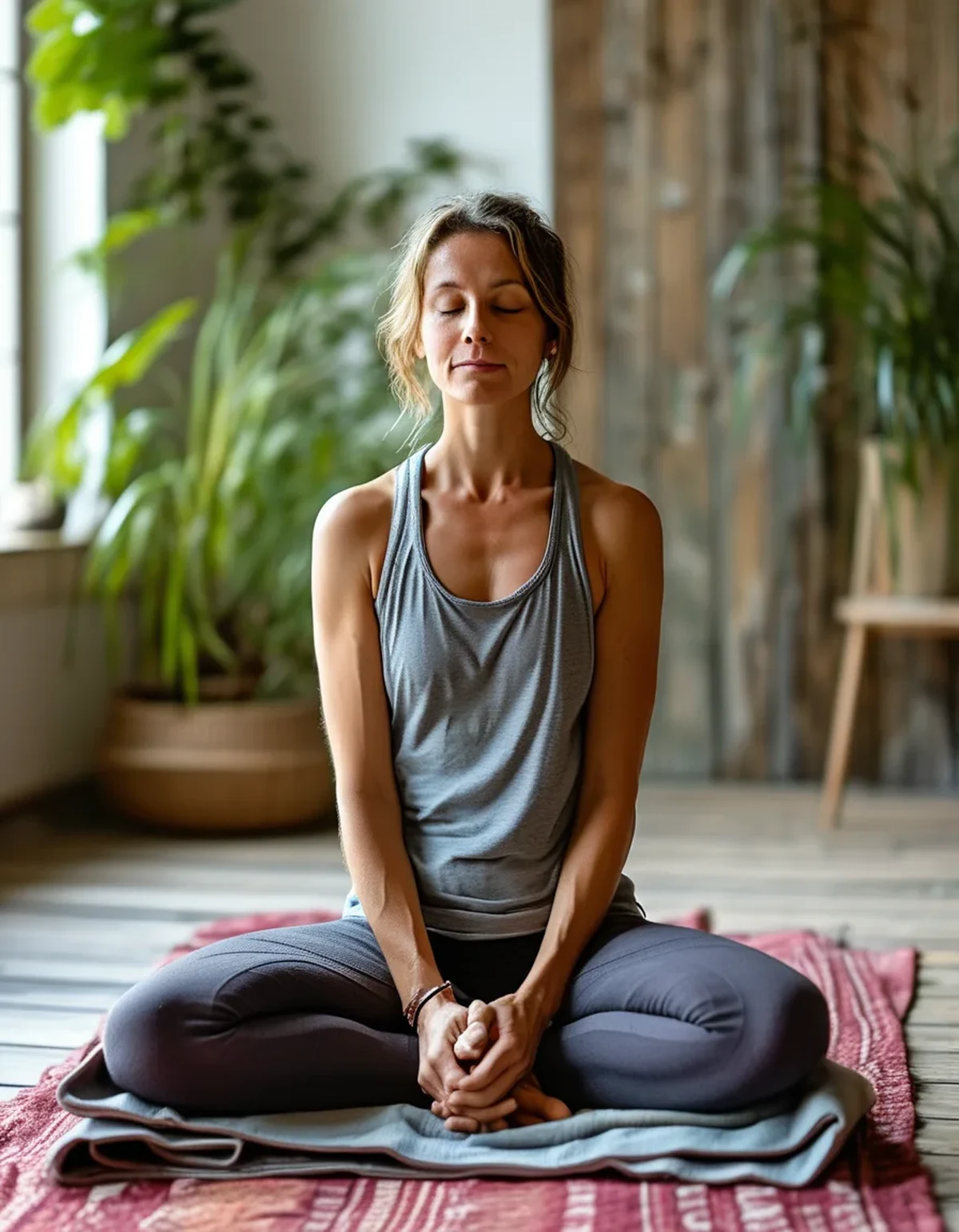 The Prop Combination Most Yoga Teachers Don't Mention for Cranky, Injured Knees